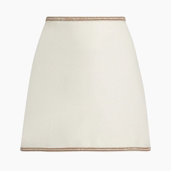 NWT Veronica Beard OHEMIA SKIRT Ivory Size 10 Revolve - Picture 11 of 13
